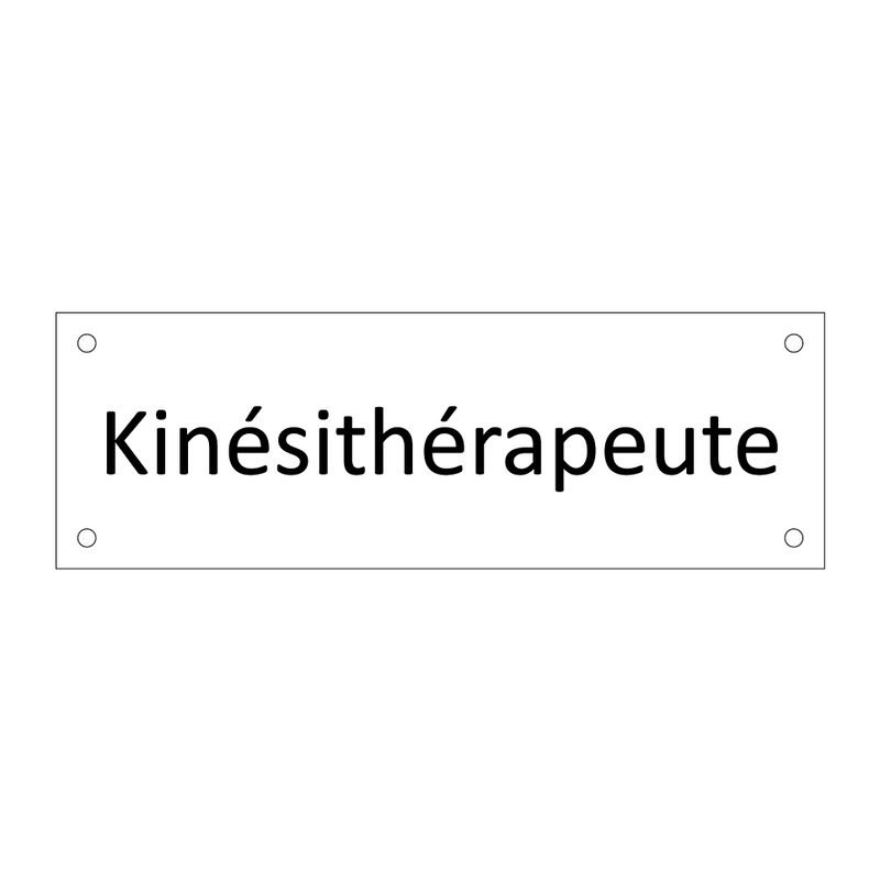 Kinésithérapeute & Kinésithérapeute & Kinésithérapeute