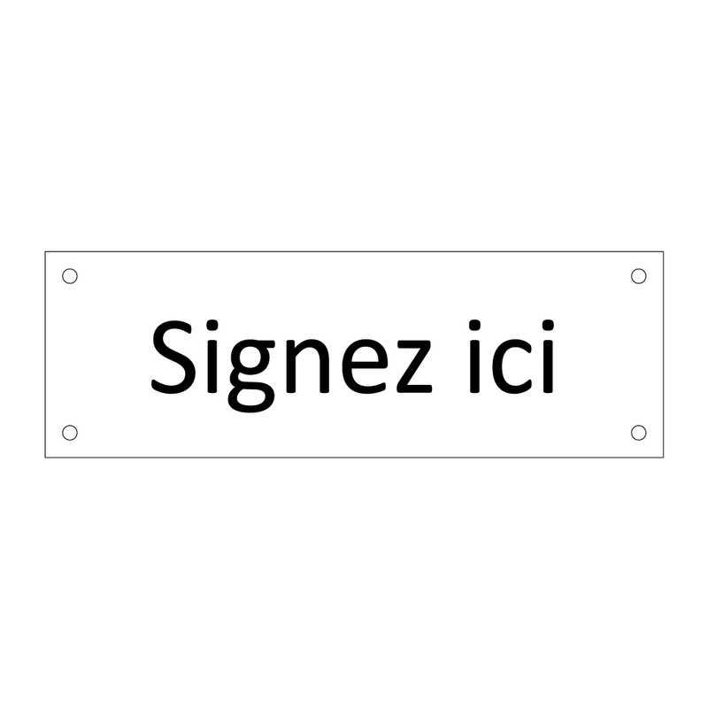 Signez ici