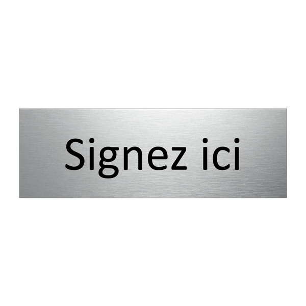 Signez ici