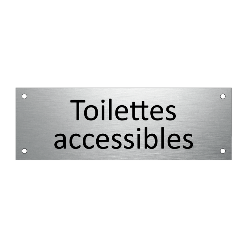 Toilettes accessibles