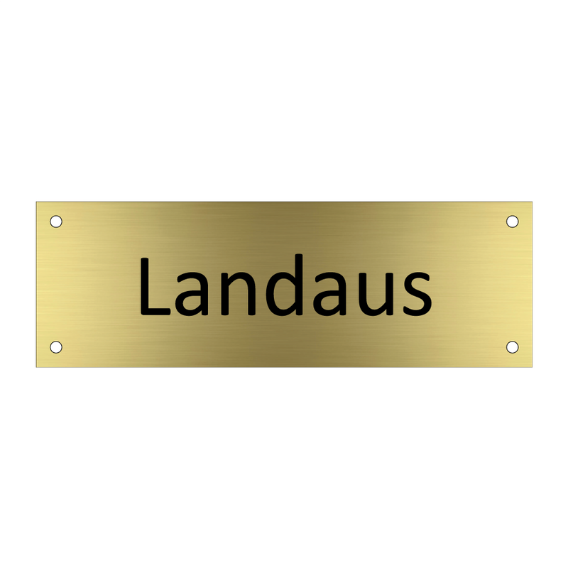 Landaus & Landaus & Landaus