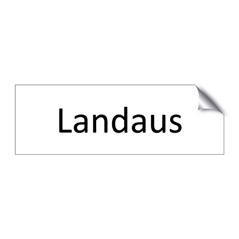 Landaus & Landaus & Landaus