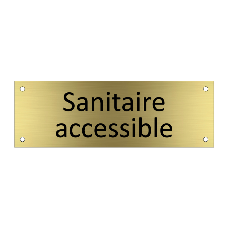 Sanitaire accessible