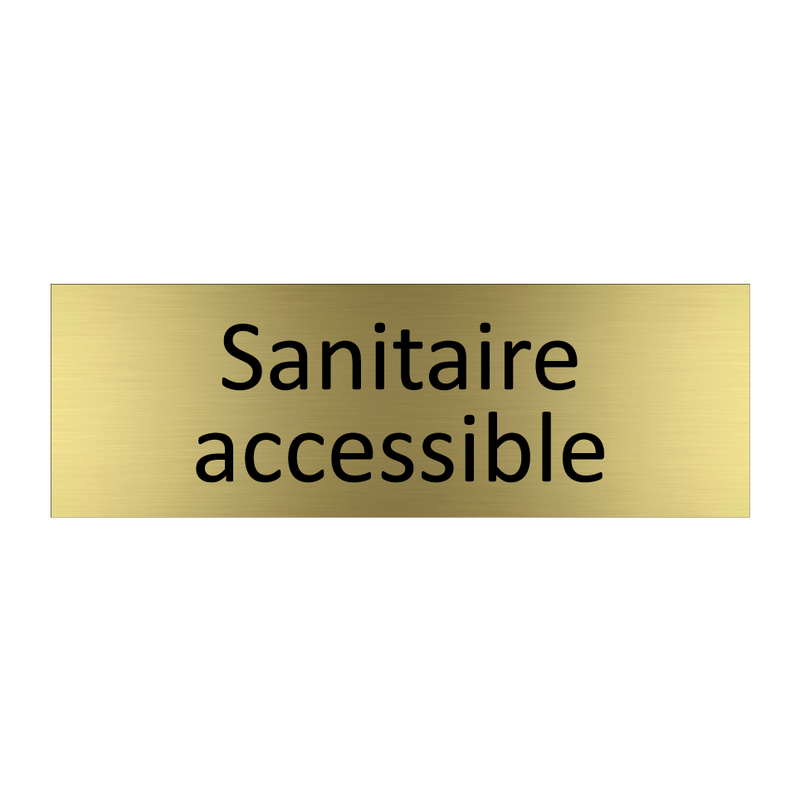 Sanitaire accessible