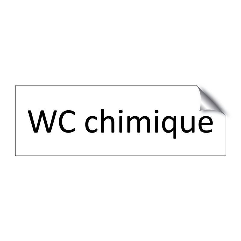 WC chimique