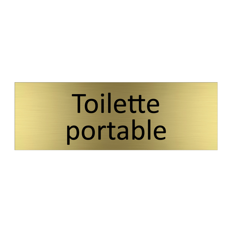 Toilette portable