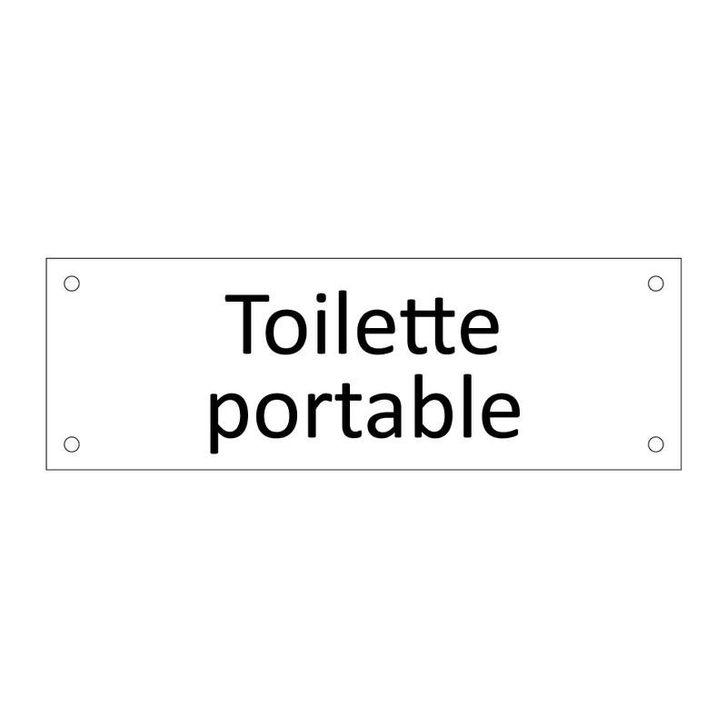 Toilette portable