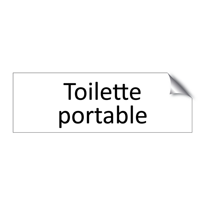 Toilette portable