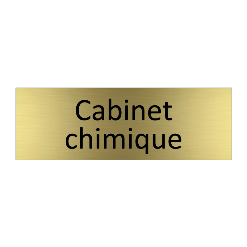 Cabinet chimique