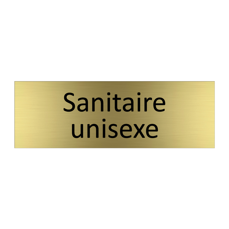 Sanitaire unisexe