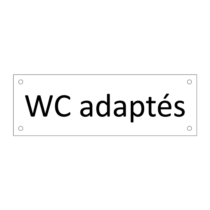 WC adaptés