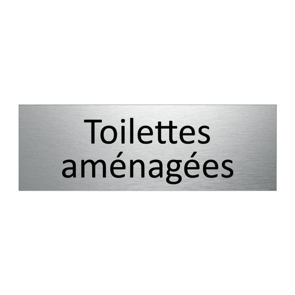 Toilettes aménagées