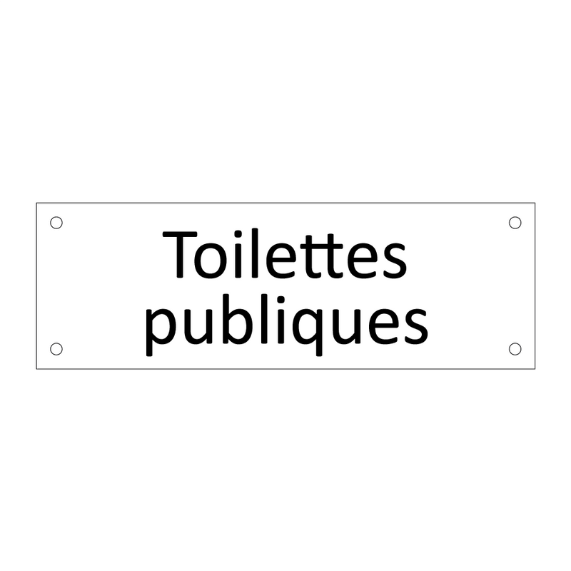 Toilettes publiques