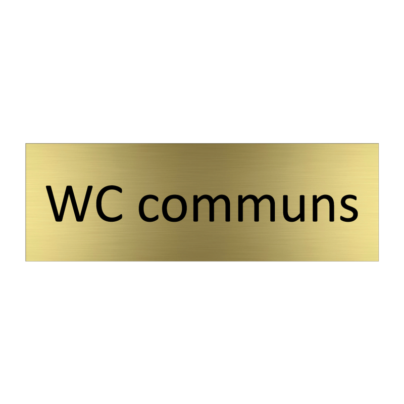 WC communs