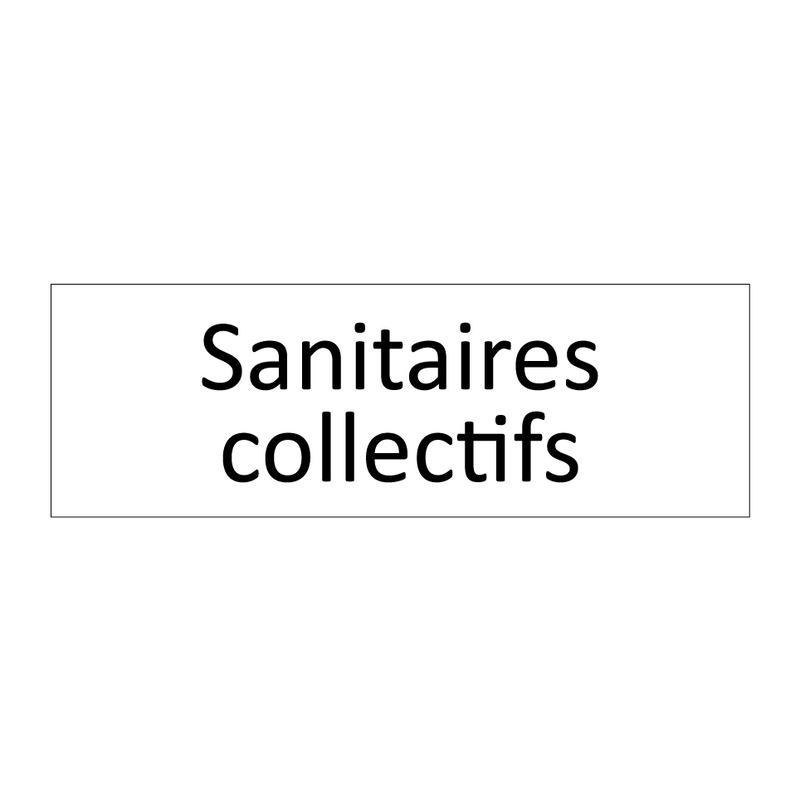 Sanitaires collectifs