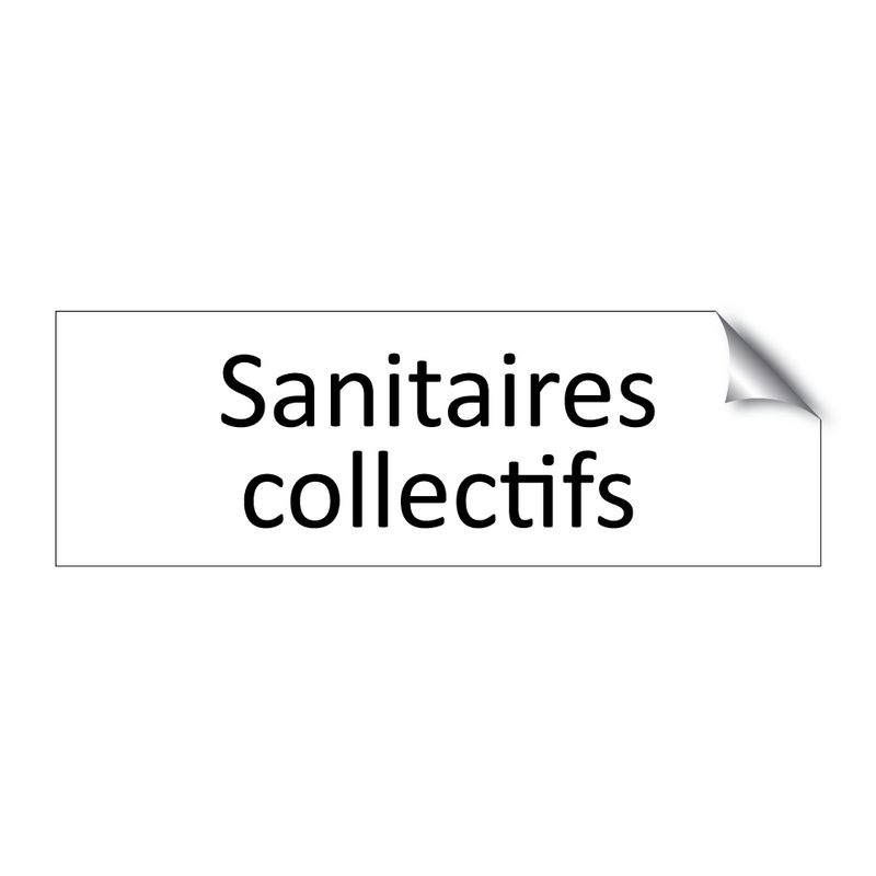 Sanitaires collectifs