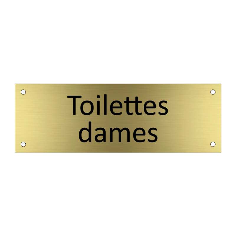 Toilettes dames