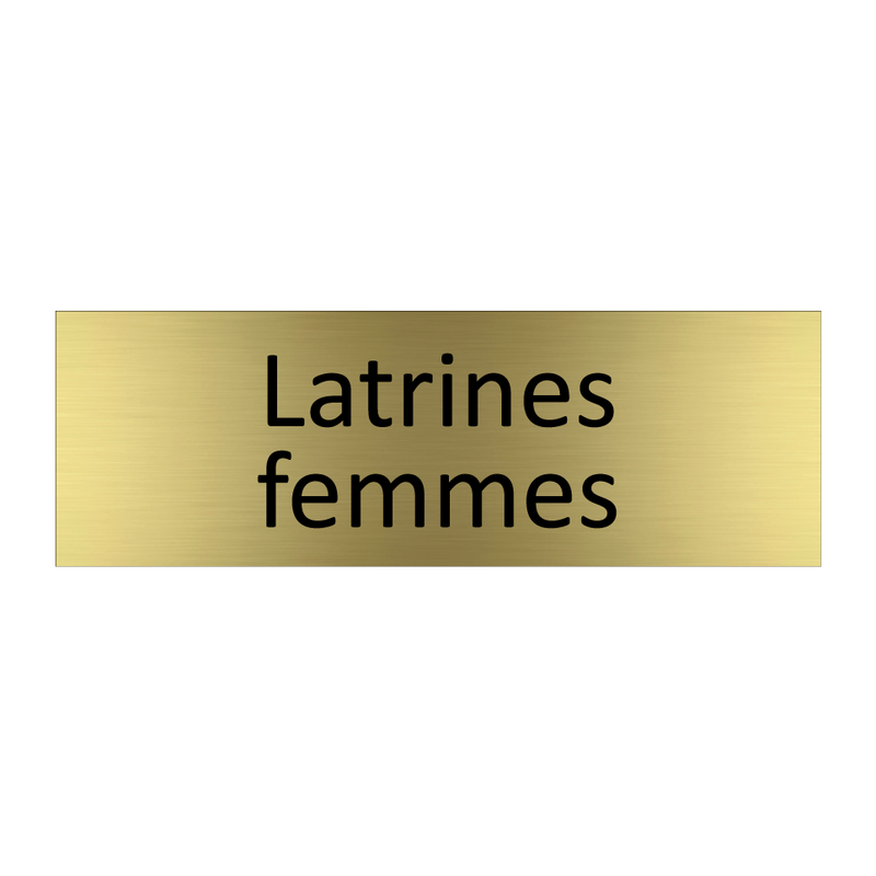 Latrines femmes