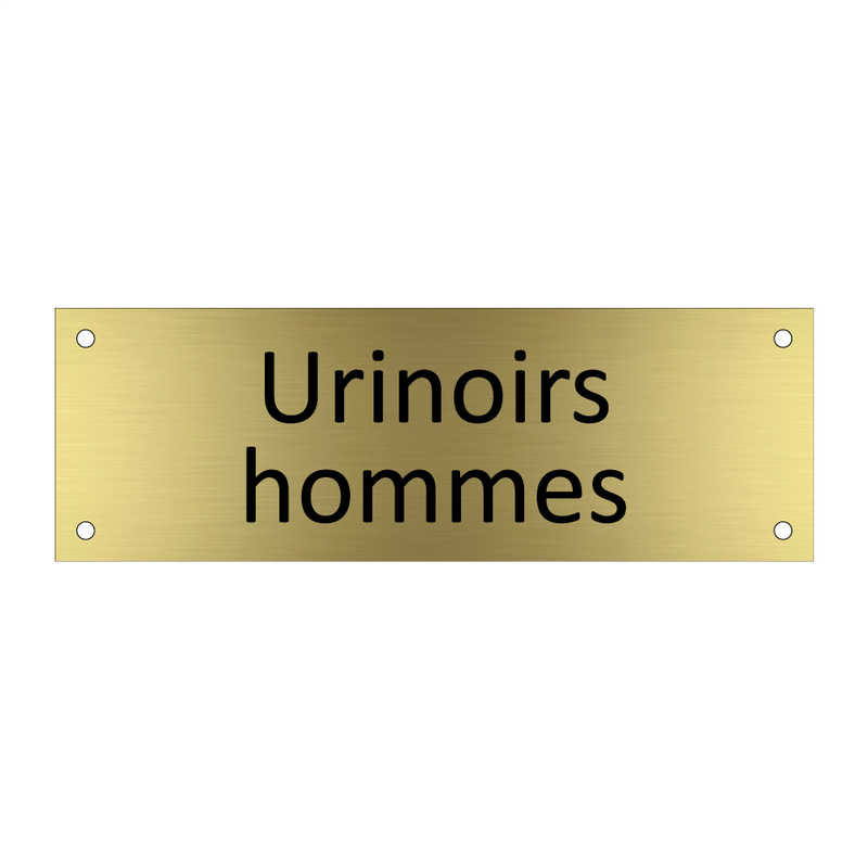 Urinoirs hommes