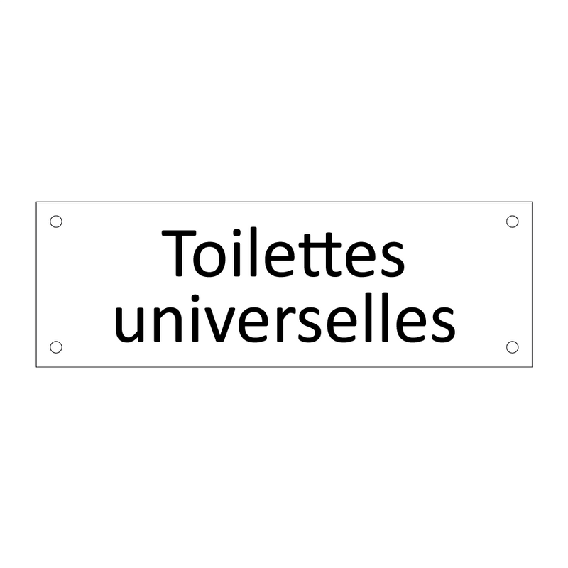 Toilettes universelles