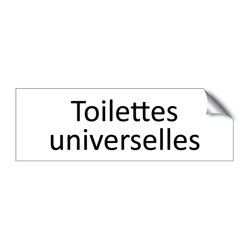 Toilettes universelles