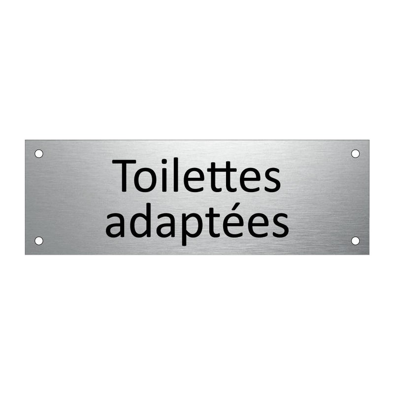 Toilettes adaptées