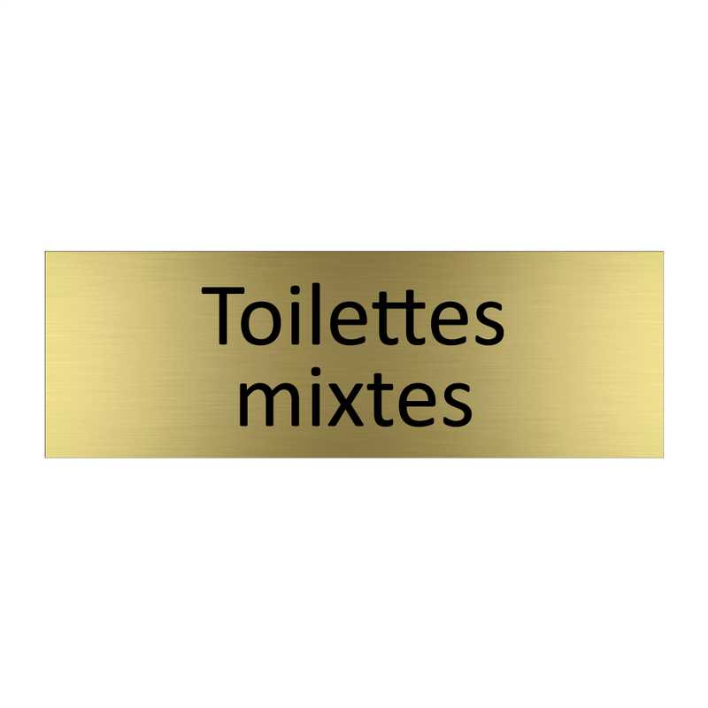 Toilettes mixtes