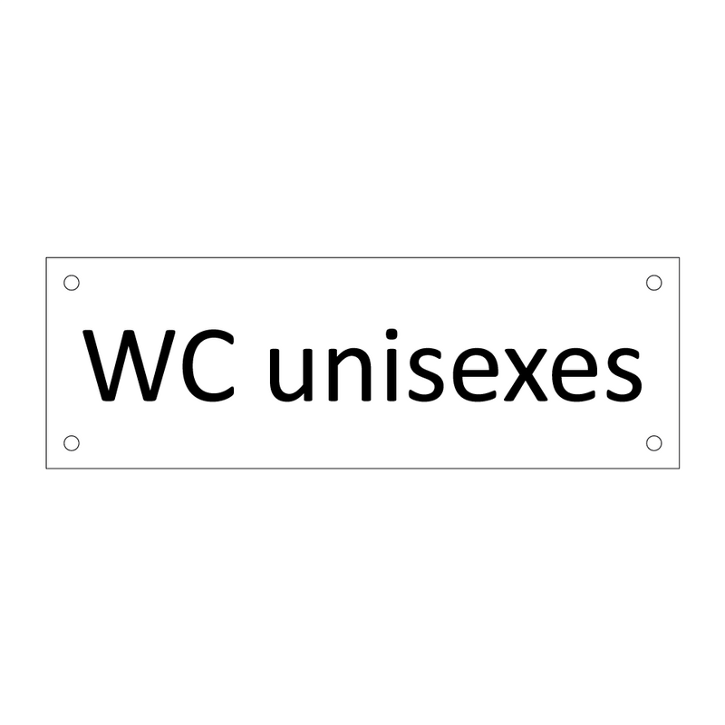 WC unisexes