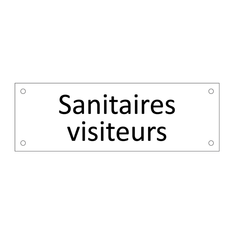 Sanitaires visiteurs