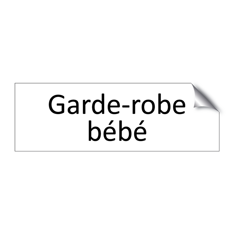 Garde-robe bébé