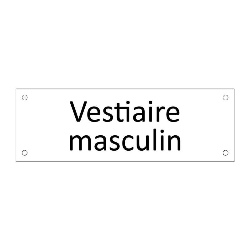 Vestiaire masculin