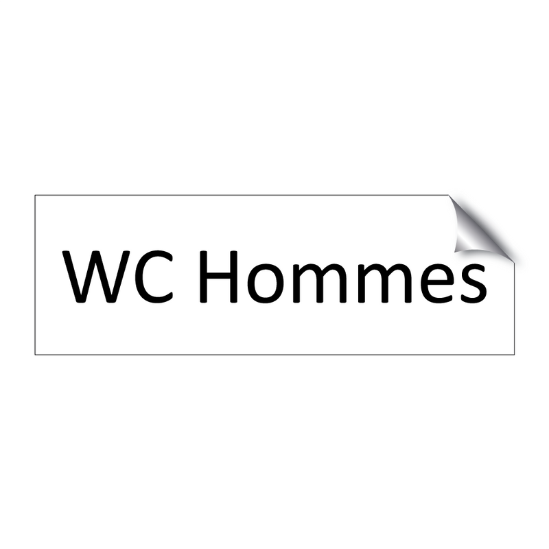 WC Hommes