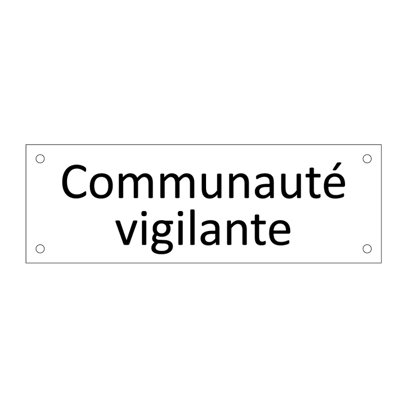 Communauté vigilante