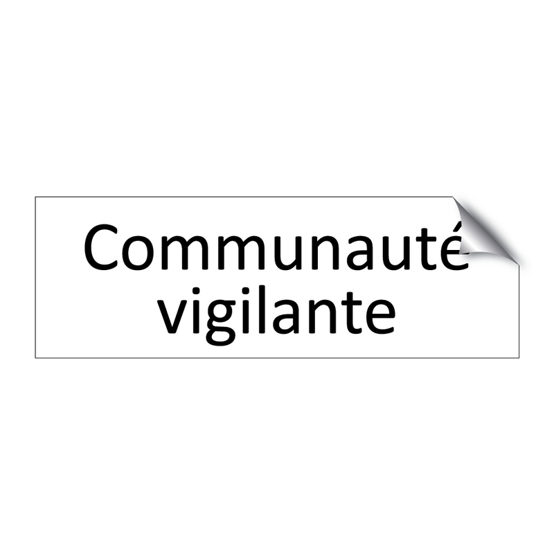 Communauté vigilante