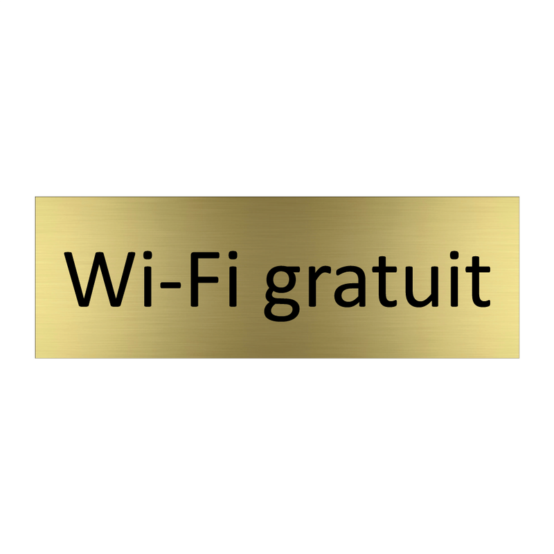 Wi-Fi gratuit