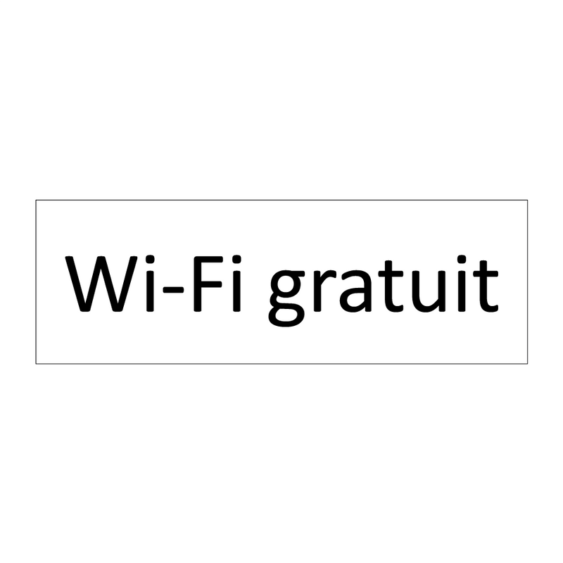 Wi-Fi gratuit