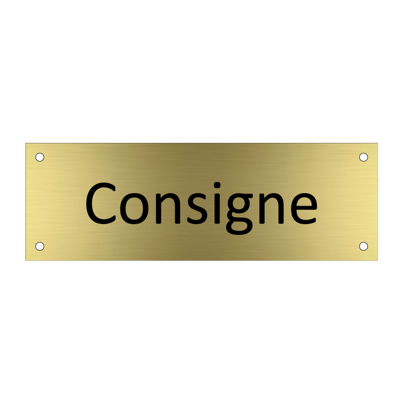 Consigne & Consigne & Consigne