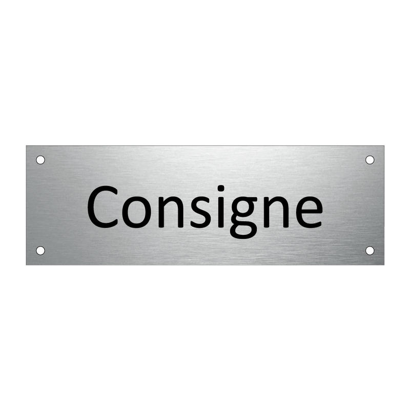 Consigne & Consigne & Consigne