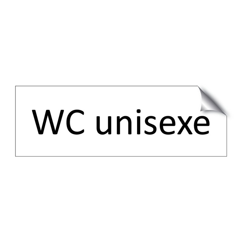 WC unisexe