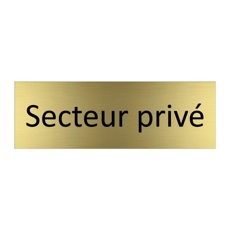 Secteur privé