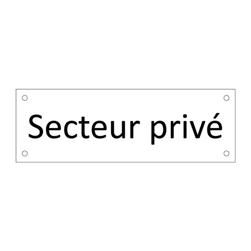 Secteur privé