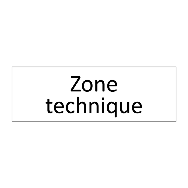 Zone technique