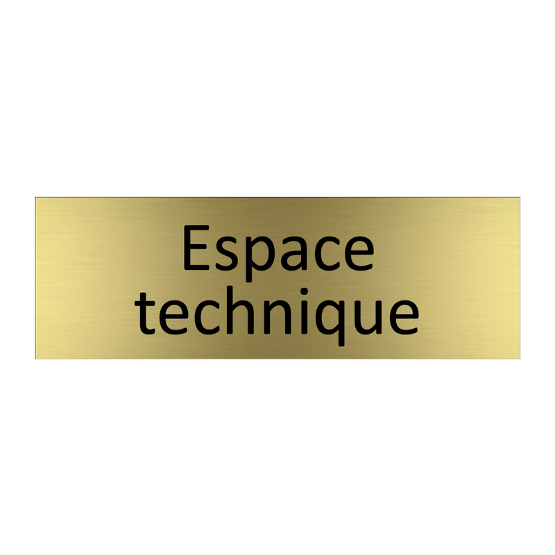 Espace technique