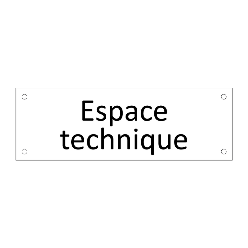 Espace technique