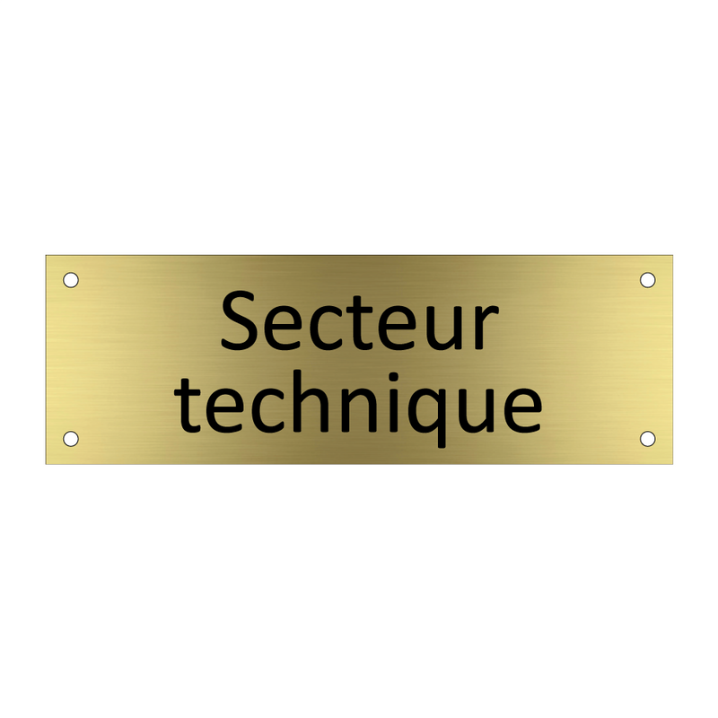 Secteur technique