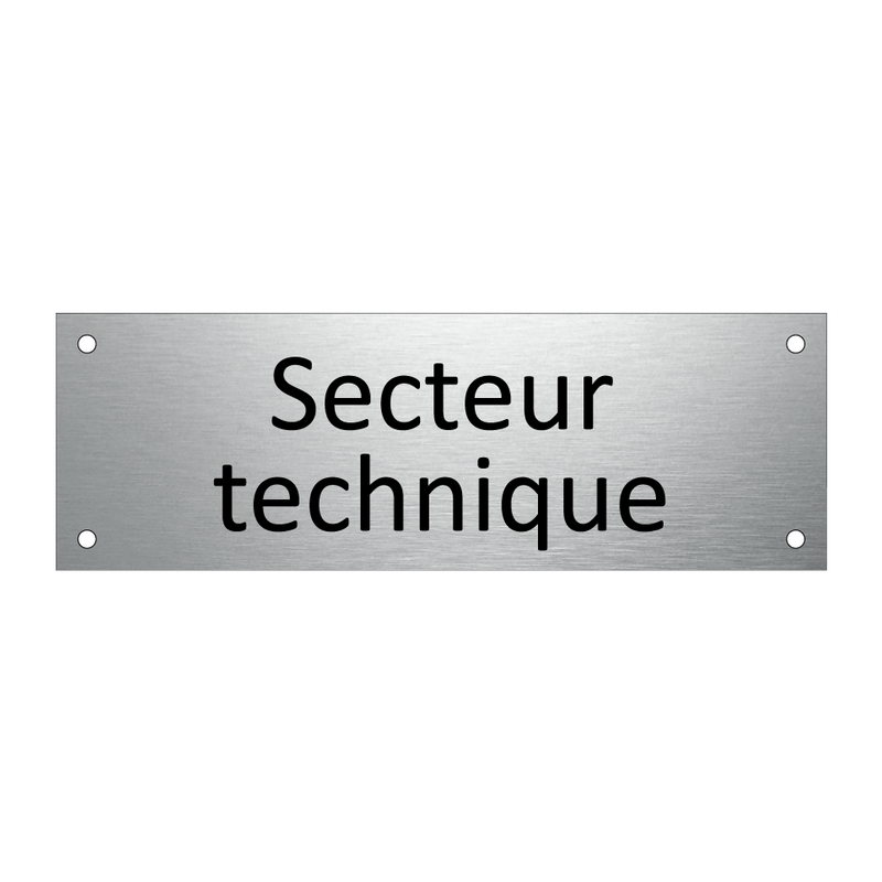 Secteur technique