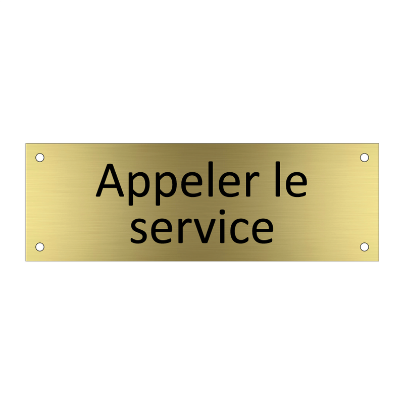 Appeler le service