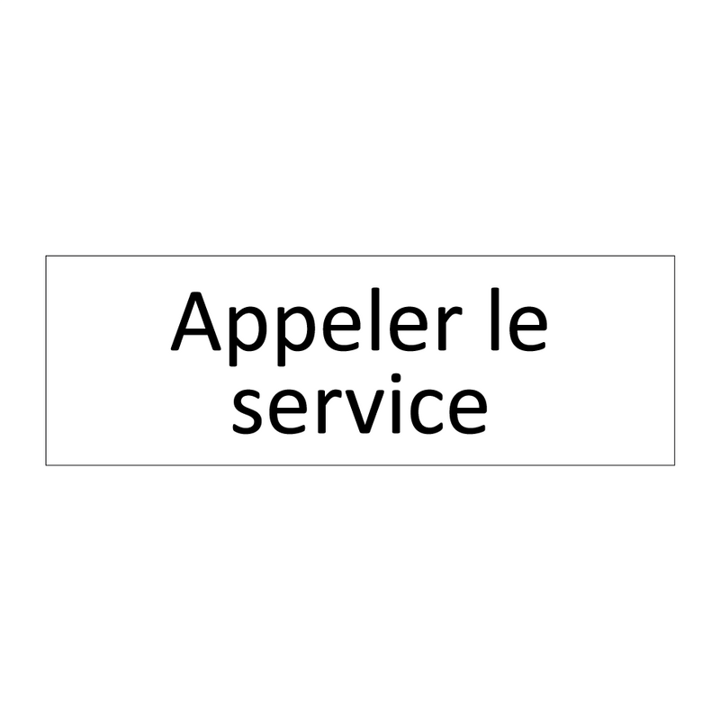 Appeler le service