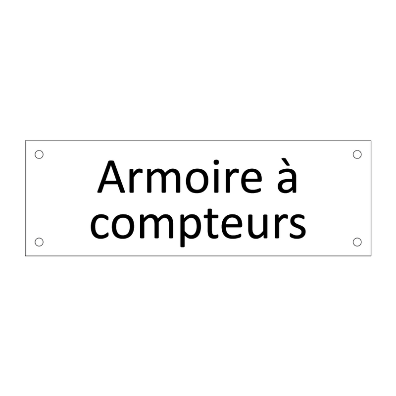 Armoire à compteurs