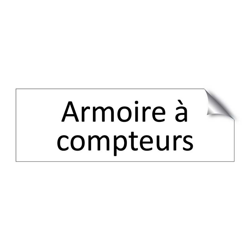 Armoire à compteurs